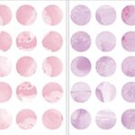 WallPops DWPK2466 Watercolor Dots Wall Art Kit, Pink