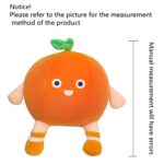 Cute Stuffed Fruit Toys Oranges, Mini Oranges Boys and Girls Birthday Party Gifts Easter Egg Filler, Sofa Cushions Elastic Plush Toys Halloween Party Decoration (15.7in/40cm)