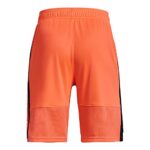 Under Armour Boys’ Standard Stunt 3.0 Shorts, (866) Orange Blast/Black/White, Youth Small