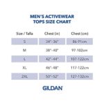 Gildan mens Heavy Cotton T-shirt, Style G5000, Multipack Shirt, Safety Orange (2-pack), Large US