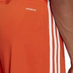 adidas Men’s Squadra 21 Shorts, Team Orange/White, Small