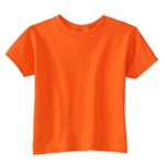 RABBIT SKINS 5.5 oz. Jersey Short-Sleeve T-Shirt (RS3301) Orange, 2T