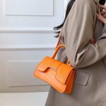 SHUIANGRAN Fashion Cross-body bags for women Womens Purses PurseCrocodile Ladies BagSingle-shoulder Crossbody Handbag Orange