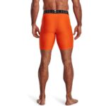 Under Armour Men’s Armour HeatGear Compression Shorts , Team Orange (800)/Black , Medium