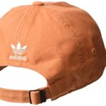 adidas Originals Women’s Mini Logo Relaxed Adjustable Cap, Hazy Copper/White, One Size