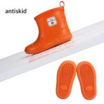 NQTOER Toddler Kids Rain Boots for Boys Girls Easy-on Lightweight Waterproof Rainboots Baby