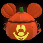 Loungefly Disney Mickey Mouse Mick-O-Lantern Halloween Crossbody Purse bag