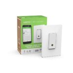 Wemo F7C030fc Light Switch, WiFi enabled, Works with Alexa and the Google Assistant