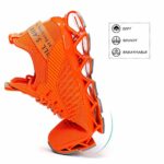Womens Running Shoes Blade Tennis Walking Fashion Sneakers Breathable Non Slip Gym Sports Work Trainers Orange