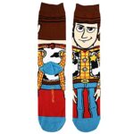 Disney Pixar Toy Story Movie Woody Animigos 360 Character Collectible Crew Socks
