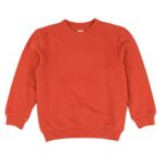 Leveret Kids & Toddler Boys Girls Long Sleeve Sweatshirt Orange (Size 5 Years)