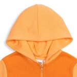 Bluey Bingo Toddler Boys Fleece Half Zip Hoodie Orange 2T