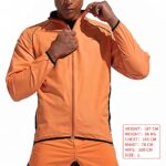 WOLFBIKE Cycling Jacket Jersey Long Sleeve Wind Coat, Color: Orange, Size: XL