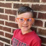 Orange Kids Clear Lens Glasses Protect Child’s Eyes UVB UVA