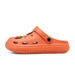 Meidiastra Women’s Garden Clogs Shoes Ladies Breathable Non Slip Clogs Slippers Beach Sandals Clogs Mules Shoes Orange 41