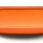 Mazzeo Hard Eyeglass Case for Reading Glasses Spectacles and Small Sunglasses. Sturdy Pocket Size Cases. (Orange)
