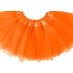 Dancina Tutu Little Girls’ Classic Ballet Dance Recital Fun Dress Up Costume 2-7 Years Orange