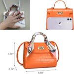 CATMICOO Mini Purses for Women Trendy Crocodile Small Handbag
