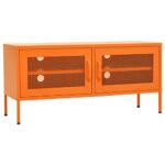 WFAUIBR TV Stand,Console Cabinet,TV Universal Stand Table,TV Stand Table ?for Deck, Pool Side, Bedroom, Living Room, Coffee Shop?Porch Garden?Orange