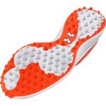 Under Armour Men’s Yard Low Turf Baseball Cleat Shoe, (800) Team Orange/Team Orange/White, 6.5