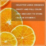 Dried Orange Slices, Low temperature drying Handmade Fruit Tea, Edible Edible Dried Orange Slices For Cake Decoration, Potpourri, Candle Crafts, Table Scatters (500g/17.63oz) (Orange)