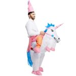 TOLOCO Inflatable Costume for Adults, Blow up Costume, Men Halloween Costume, Inflatable Unicorn Costume for Adult