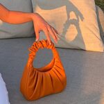 JW PEI Women’s Gabbi Ruched Hobo Handbag (Orange)