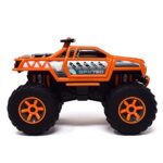 Sunny Days Entertainment Monster Truck – Lights & Sounds Motorized Orange Vehicle