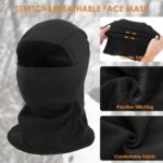 Balaclava Ski Mask for Adult, Full Face Mask Winter Fleece Thermal Cold Weather Outdoors Cover for Men Women 2 Packs