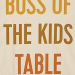The Children’s Place Boys’ Long Sleeve Fall Thanksgiving Graphic T-Shirt, Kids Table Boss, Medium