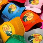 Bass Original Fishing Pro Foam Trucker Hat – Vintage Graphic Snapback Hat for Men and Women (Orange Camo)