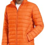 TACVASEN Puffer Jacket Men Packable Down Jacket Men Quilted Jackets Lightweight Winter Warm Coats Waterproof Windproof Insulated Jacket