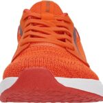 WHITIN Men’s Wide Width Toe Box Road Running Shoes Zero Drop Size 11 11.5 Knit Upper Breathable Lightweight Rubber Non Slip Cushioned Orange 45