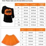 Blulu 80s Costume Accessories for Women Halloween Outfit Dress Neon Leg Warmers Fishnet Gloves T-shirt Tutu Headband (Orange,L)