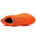 TSIODFO Orange Tennis Shoes for Womens Sneakers Size 8 Lace up Fashion Sport Running Walking Shoes Athletic Runner Gym Workout Jogging Sneaker