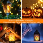 Y- STOP Upgraded LED Flame Light Bulbs, 4 Modes Flickering Light Bulb with Upside Down Effect, E26 Base Fire Bulb for Halloween, Christmas Decorations, Party, Outdoor, Indoor, Home Decor (2 Pack)