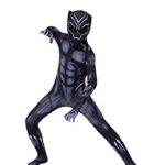 XNCYYXDS Superhero Kids Bodysuit Costumes Halloween Cosplay Costumes (Black, 130)