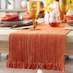 DII Variegated Tabletop Collection, Table Runner3x72, Spice