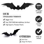 Halloween Decorations Clearance Bats 96 Pcs, Halloween Decorations Indoor Clearance, Halloween Decor Wall Decor, Bats Halloween Decorations Outside Clearance for Bedroom Halloween Party Decorations