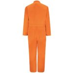 Red Kap Men’s Twill Action Back Coverall, Orange, 40