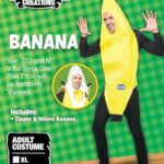 Spooktacular Creations Appealing Banana Costume Adult Deluxe Set for Halloween Dress Up Party and Roleplay Cosplay (Large)
