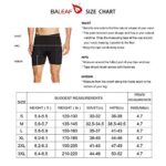 BALEAF Men’s 3D Padded Bike Shorts Cycling Underwear MTB Liner Road Biking Bicycle Clothes Orange M