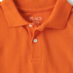 The Children’s Place Boys’ Uniform Pique Polo, Flame, XXL (16)