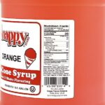 Snappy Orange Sno Cone Syrup, 1 Gallon
