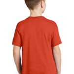 Hanes Boys ComfortBlend EcoSmart 50/50 Cotton/Poly T-Shirt, Large, Orange