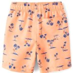 The Children’s Place,Boys,Swim Trunks,Sunfish Orange,Medium