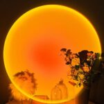 Tsrarey Sunset Lamp Projector,180 Degree Rotation Sun Projection Light Led Night Light Floor Lamp with USB Port,Sunset Lamps for Photography Party Bedroom Decor,Christmas Gifts for Women